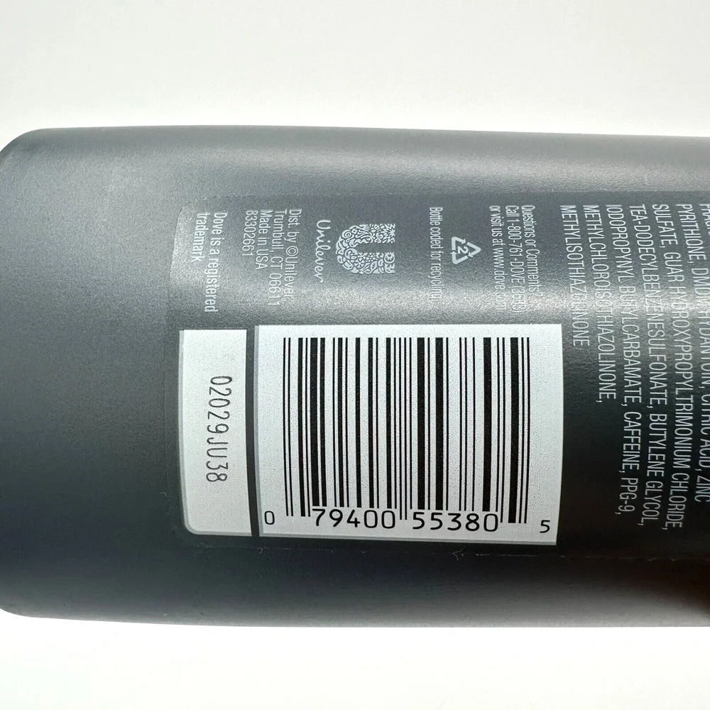 Dove‎ Men Care Complete Care Fortifying 2 n 1 Shampoo Conditioner Caffeine New